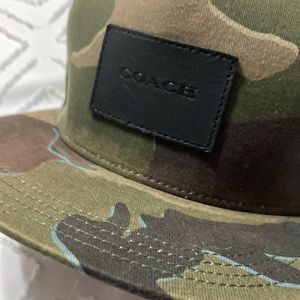 Coach Camo Flat Bill Hat